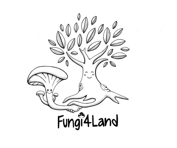 Fungi4Trees logo T-shirt Unisex - Image 2